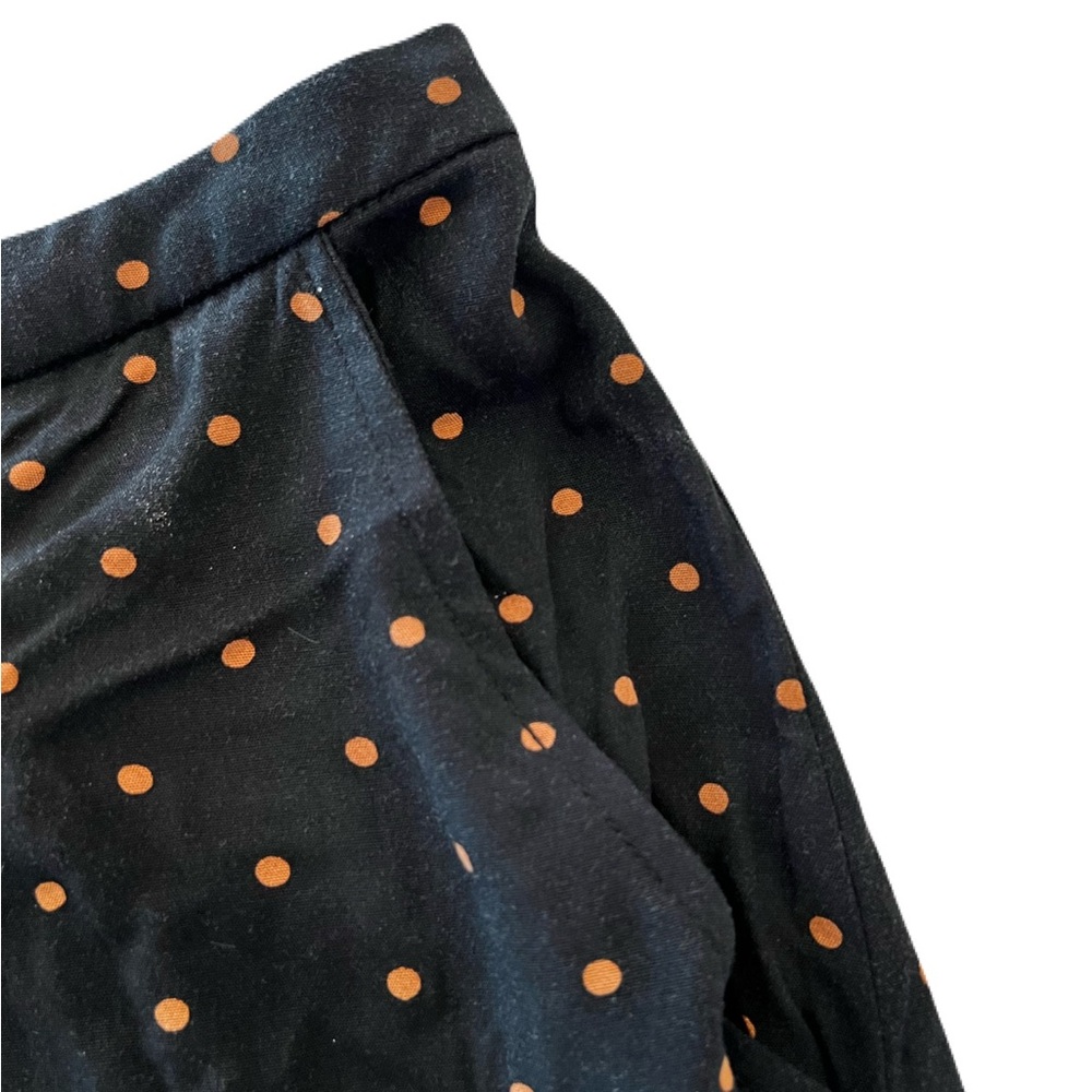 🆕 NWT Nordstrom Rack Black & Tan Dot Wide-Leg Pants 👖 Size 3X - Picture 3 of 8